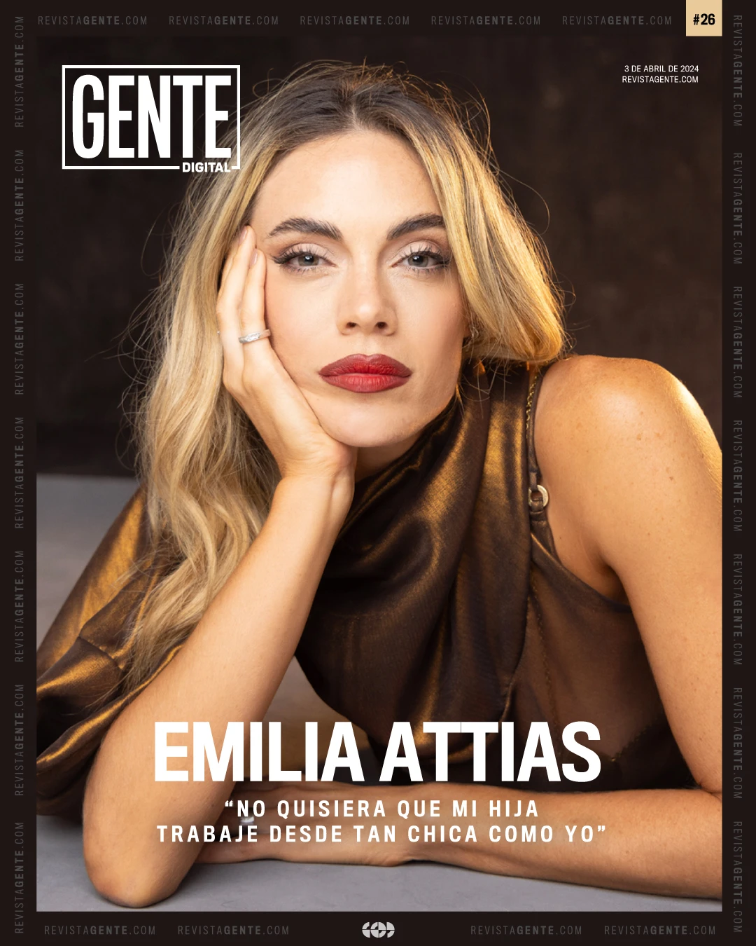 Emilia Attias, la tapa de la semana.