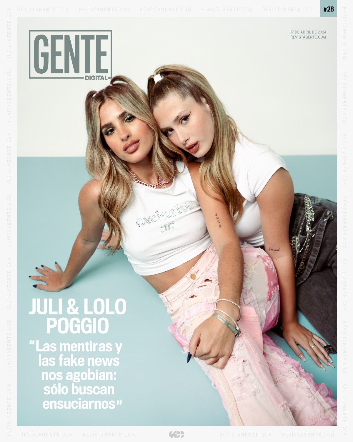 Julieta y Lolo Poggio, protagonistas de la tapa de Revista Gente