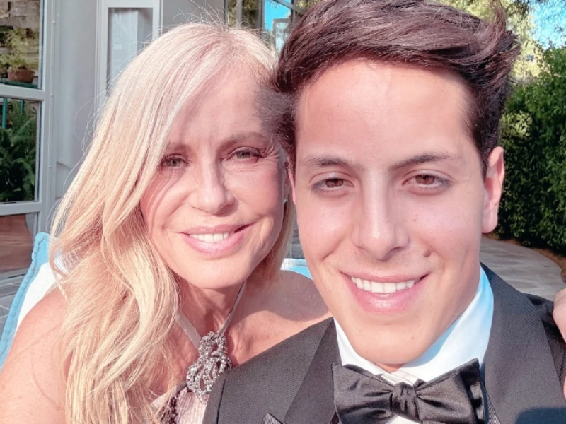 Cecilia Bolocco y Máximo Menem