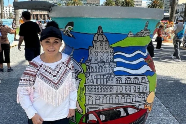 La Chilindrina vacacionando en Uruguay, 2024