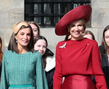 Letizia Ortiz y Máxima Zorreguieta durante su reencuentro en Amsterdam