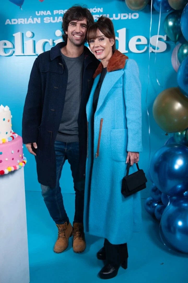 Paola Krum junto a Iván Espeche