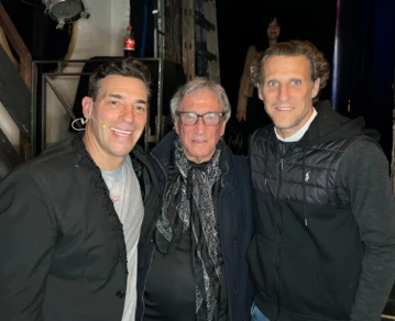 Maxi de la Cruz, Cacho de la Cruz y Diego Forlán