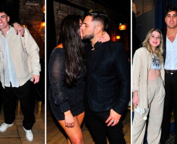 Las fotos de la fiesta de Gran Hermano en la que Damián Moya y Flor Cabrera terminaron a los besos