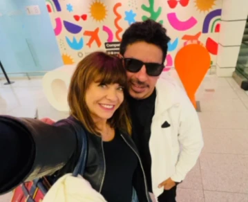 Karina Vignola y su novio se fueron a Punta Cana