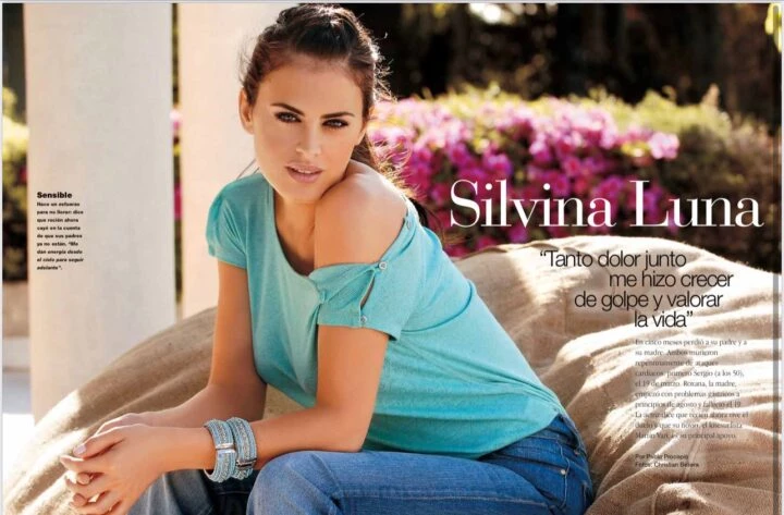 La primera nota que Silvina Luna dio luego de la traumática perdida de sus padres.