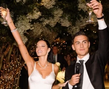 Oriana Sabatini y Paulo Dybala