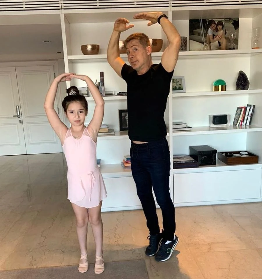 Margarita y Adrián Suar.