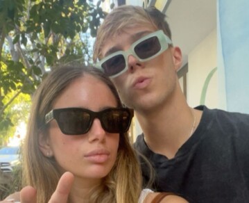 Las fotos de las primeras vacaciones de Charo Calamaro y su nuevo novio