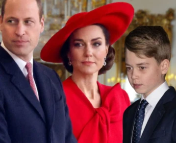 kate y guillermo con el principe george