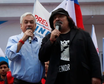 Negro Piñera junto al exmandatario Sebastian Piñera