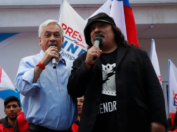 Negro Piñera junto al exmandatario Sebastian Piñera