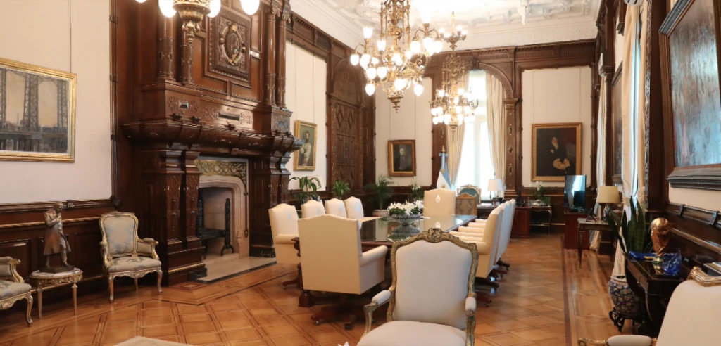 El despacho presidencial, hoy