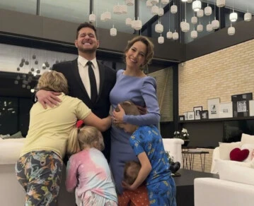 Michael Bublé y familia