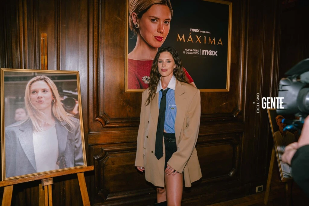 Delfina Chaves en el estreno de Máxima