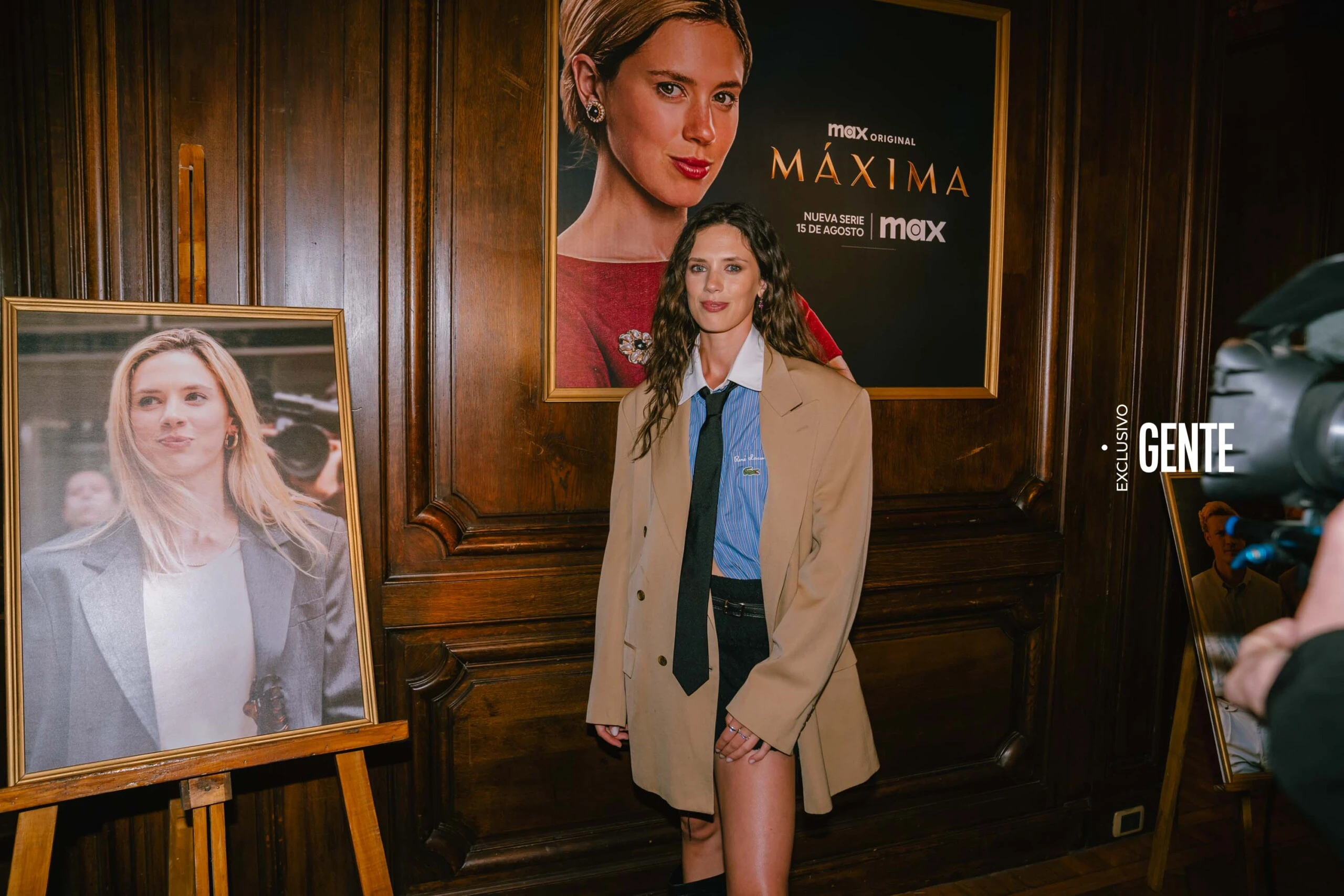 Delfina Chaves en el estreno de Máxima