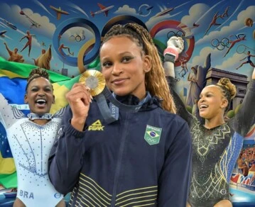 Rebeca Andrade, la gimnasta brasileña que es furor mundial