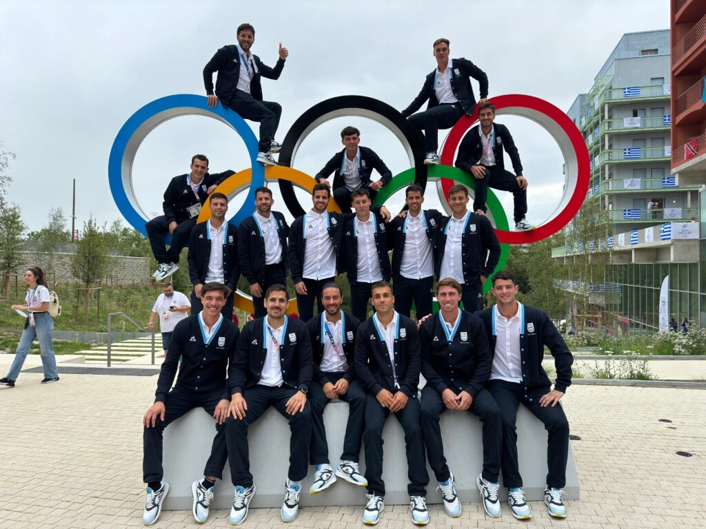 Thomas Habif y sus compañeros de la selección argentina de hockey en los Juegos Olímpicos de París 2024