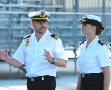 Leonor en la Escuela Naval de Marin