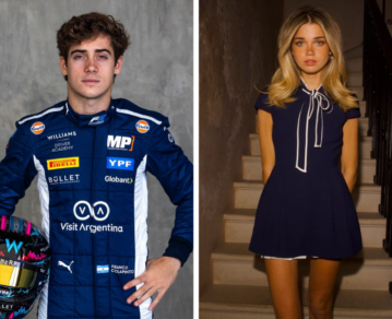 Quién es Estelle Ogilvy, la ex novia modelo de Franco Colapinto antes de su llegada a la F1