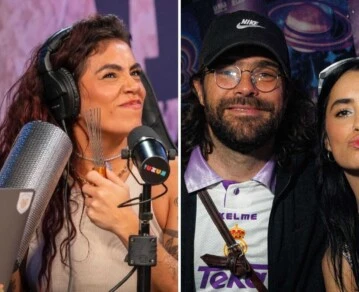 Lali y Anita Espósito y Peter Lanzani