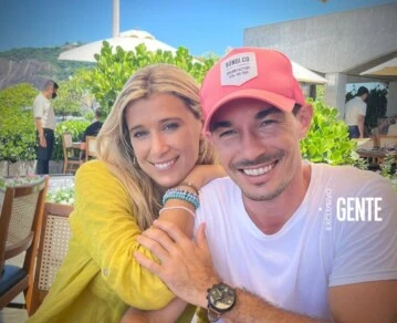 Agustín Neglia y Mariana Rojas en Revista Gente