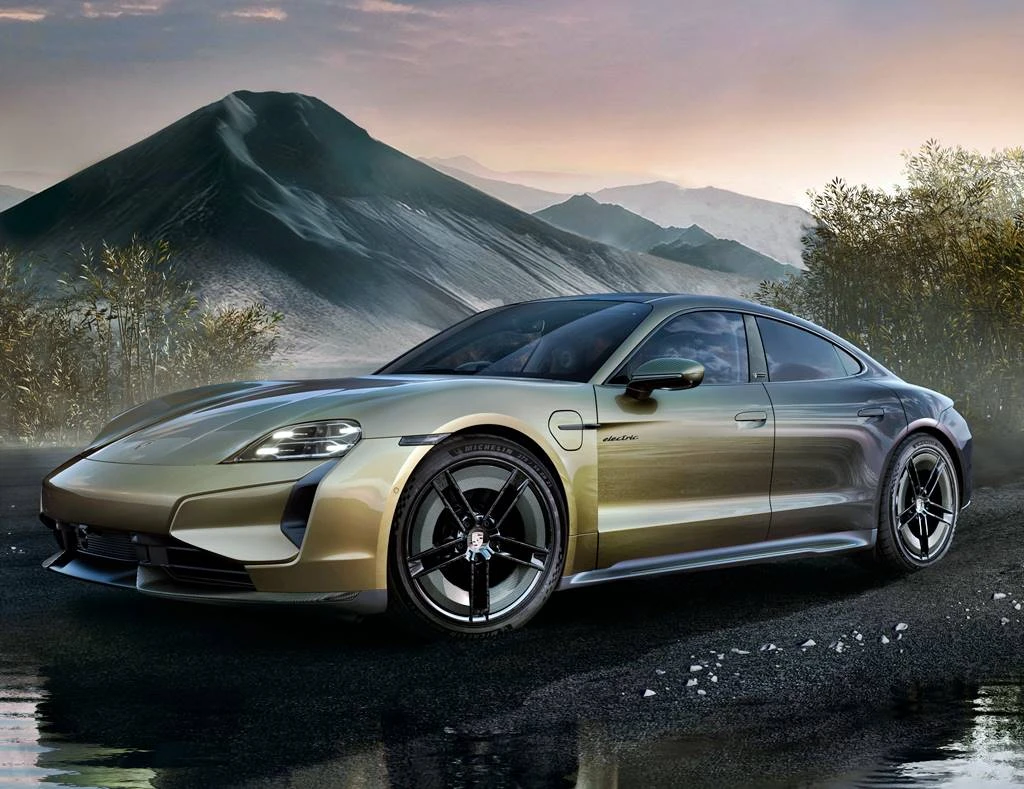 Taycan Turbo S Celestial Jade