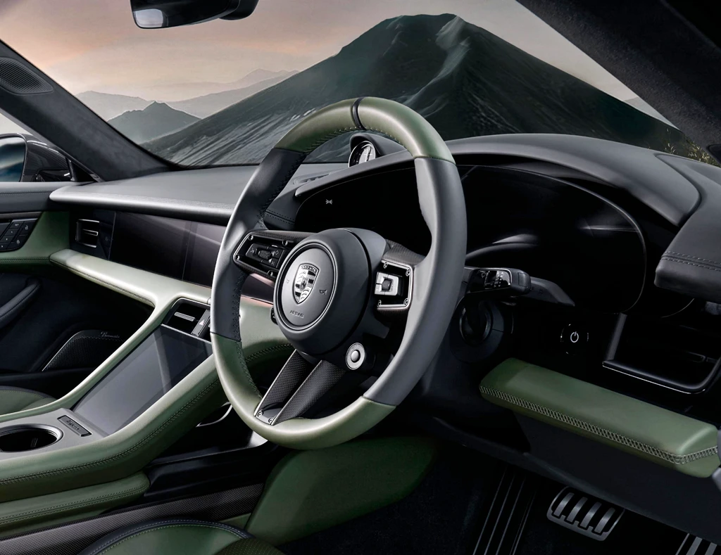 Taycan Turbo S Celestial Jade