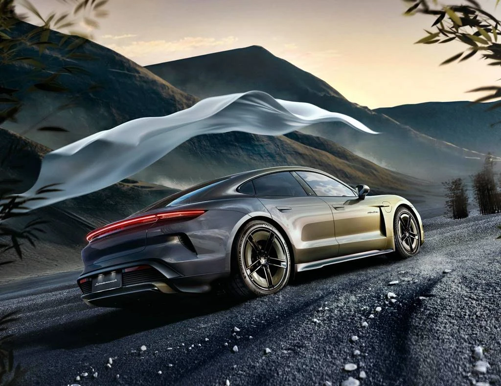 Taycan Turbo S Celestial Jade