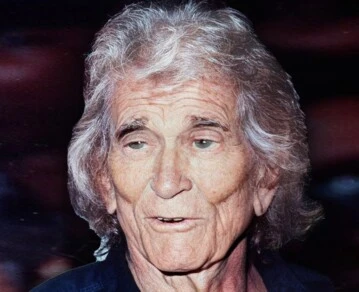 Una de las últimas fotos que le sacaron a Landon, que muestra el deterioro físico que evidenciaba a los 55 años.