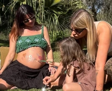 Vitto Saravia celebró el baby shower de su hijo Lio