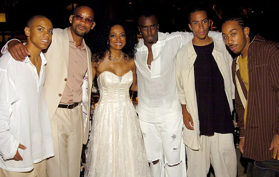 Diana Ross en las fiestas blancas de Diddy