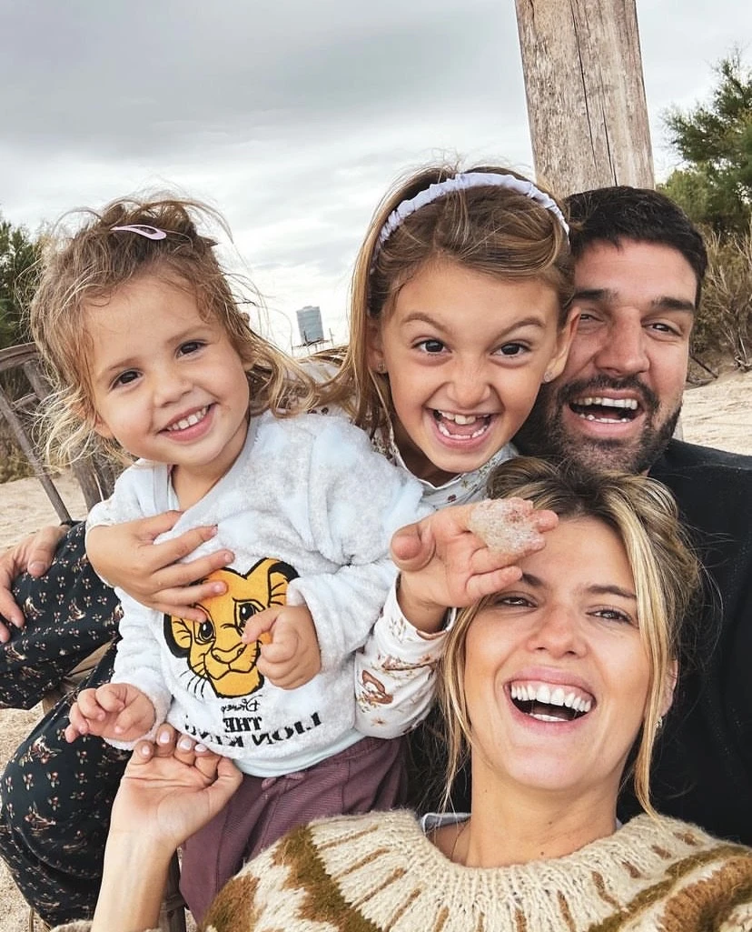 Mery del Cerro y familia