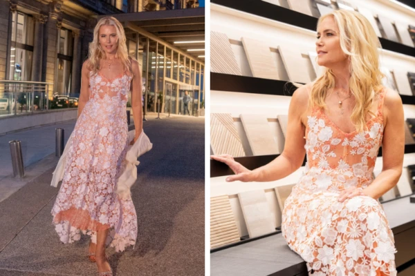Las claves del look más romántico de Valeria Mazza
