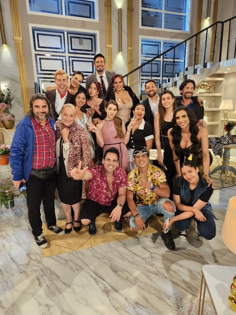 Maiques durante las grabaciones de Los García