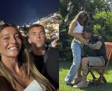 Sol Pérez y su marido