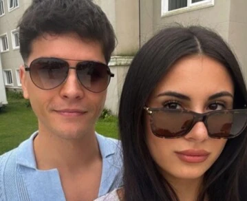 Lola Lanata y su novio