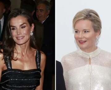 Letizia Ortiz y Matilde de Bélgica