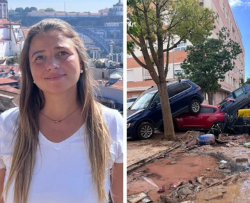 Aldana Iglesias-secuelas de las inundaciones en Valencia, España