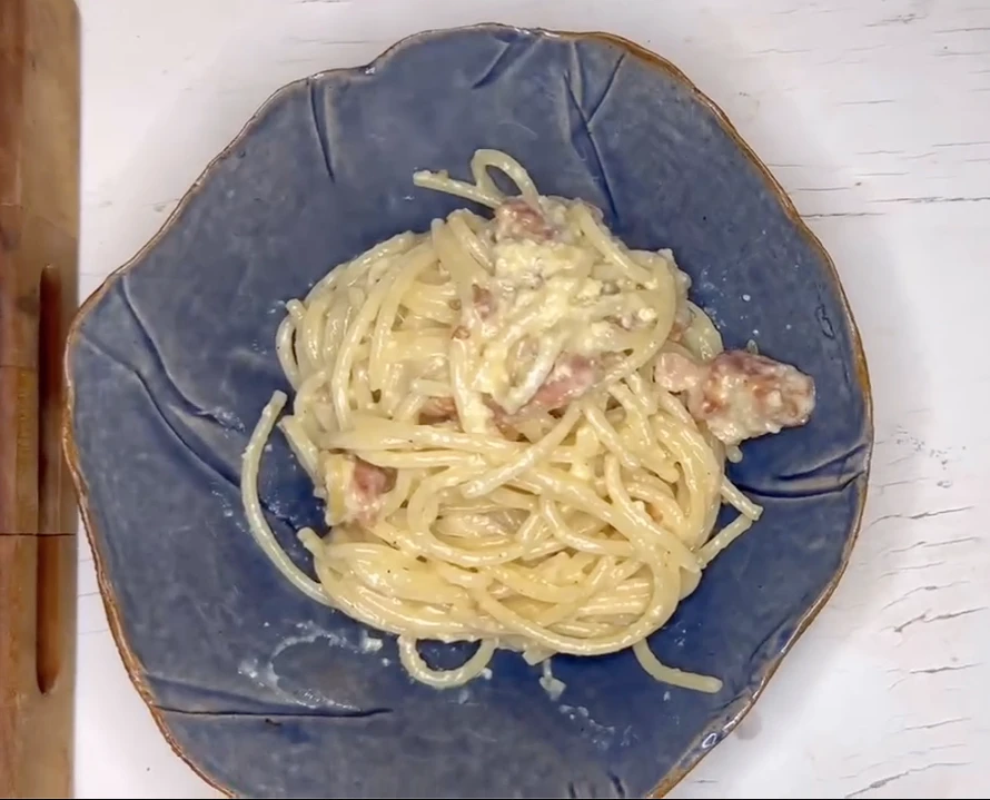 Esteban Bullrich Espaguetis a la cardonara