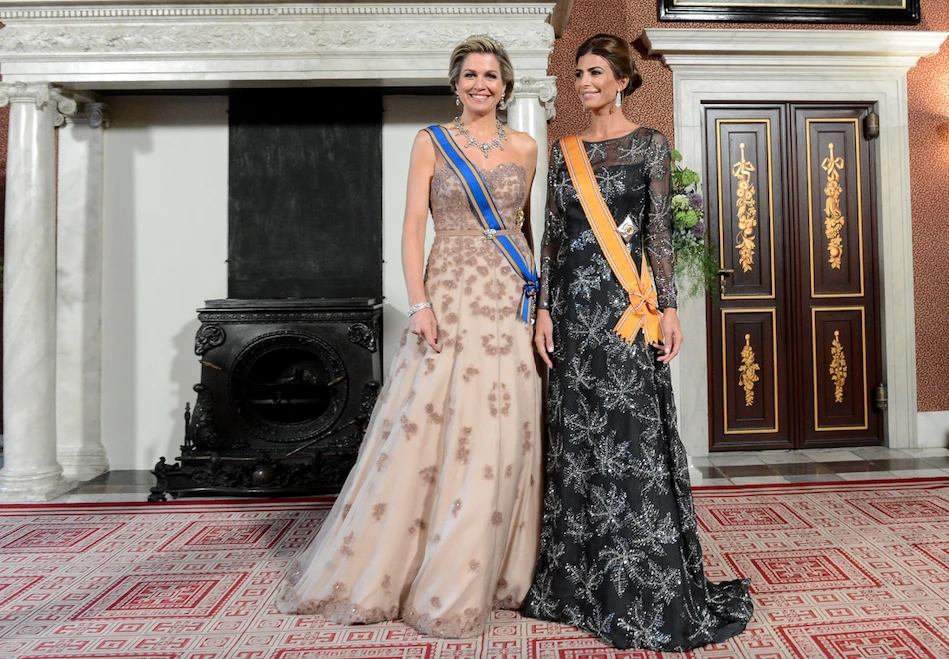 Máxima Zorreguieta y Juliana Awada en Holanda, cuando Mauricio Macri era presidente.