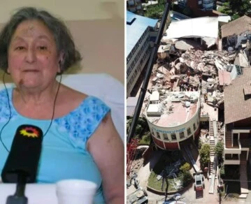 Sobreviviente al derrumbe de Villa Gesell