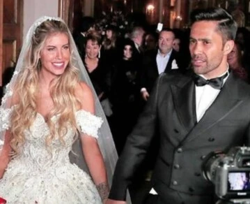 Cote Lopez y el Mago Jimenez en su boda