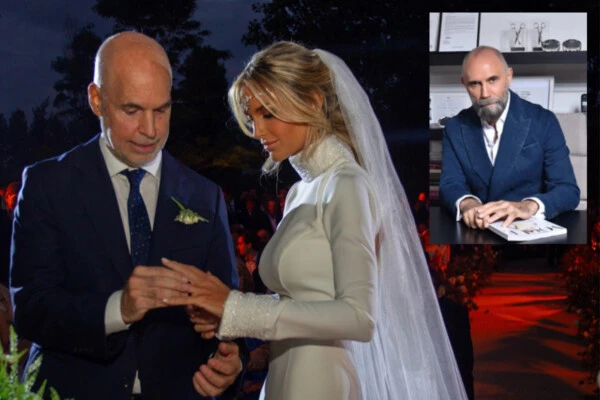 Gabriel Lage cuenta los secretos del vestido que diseñó para la boda de Milagros Maylin