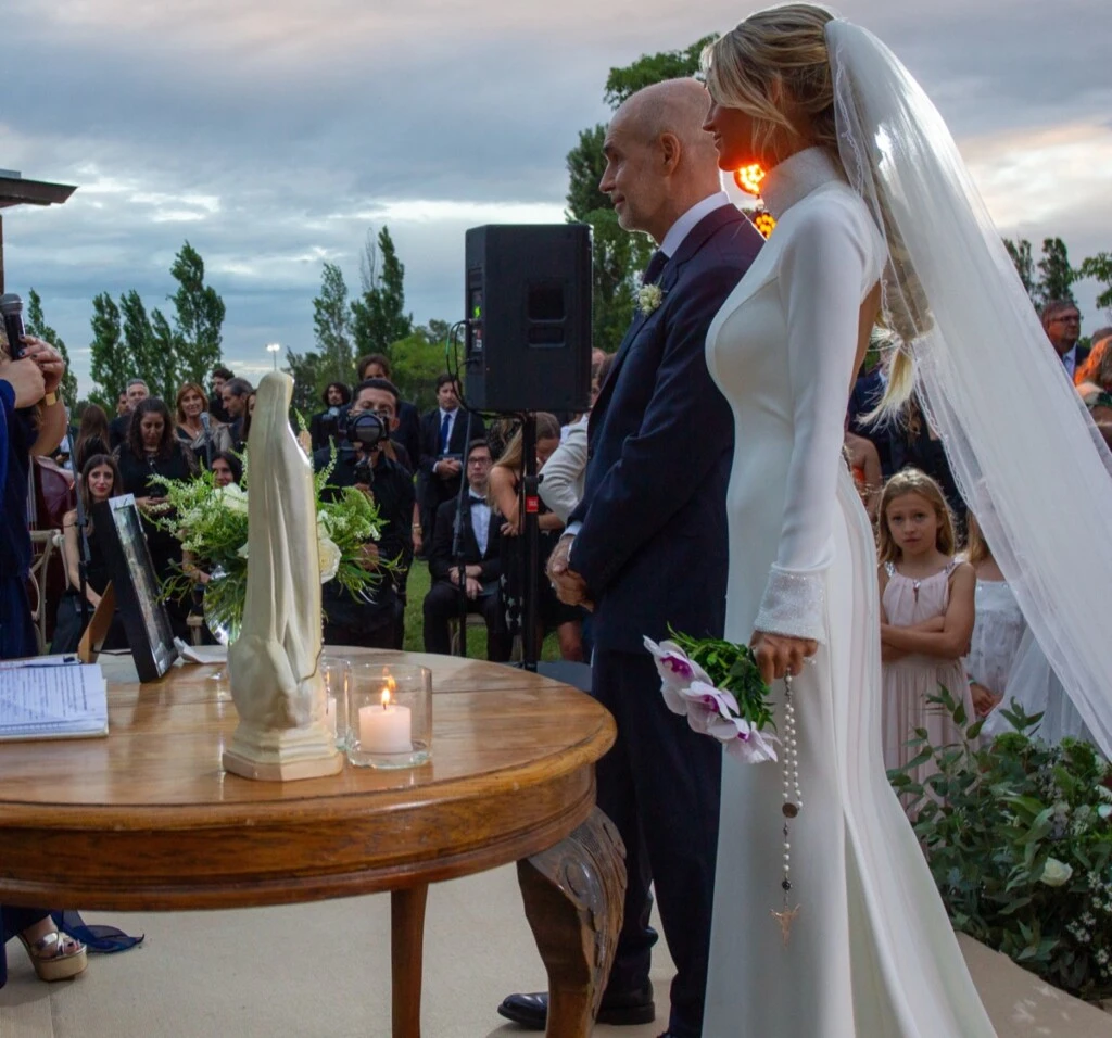 La boda de Milagros Maylin y Horacio Rodríguez Larreta