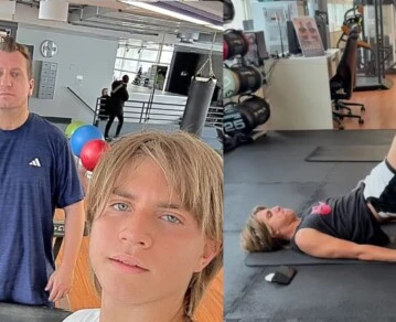 Maxi López y Valentino López