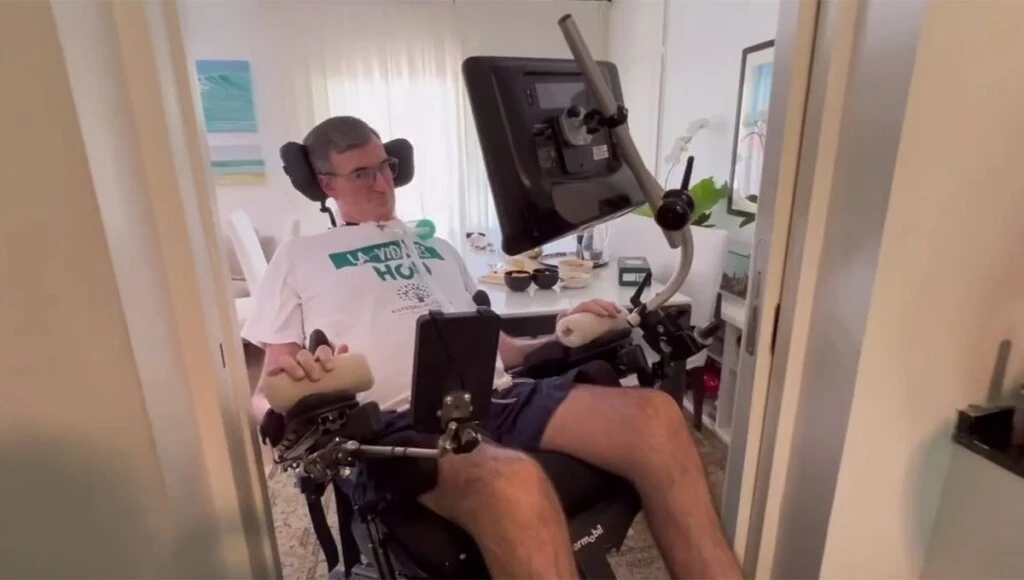 Esteban Bullrich cocina fideos a la monterossia