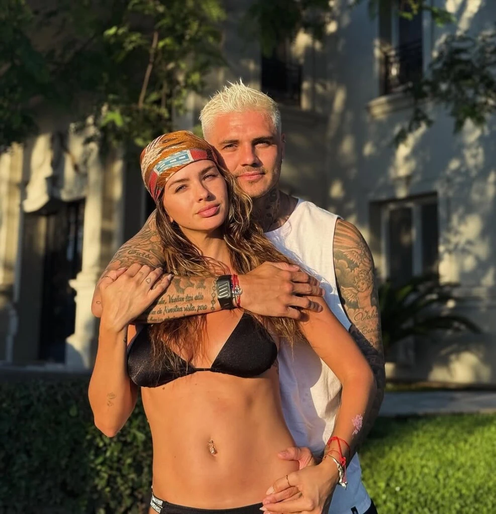 Mauro Icardi y la China Suárez.