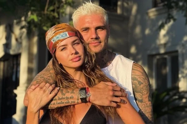 La China y Mauro Icardi, enamorados.
