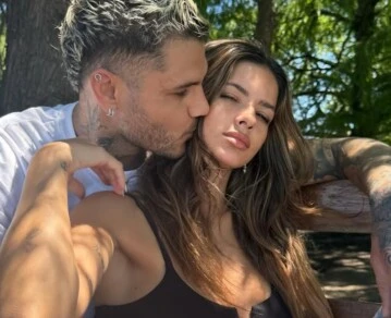 Mauro Icardi y la China Suárez.